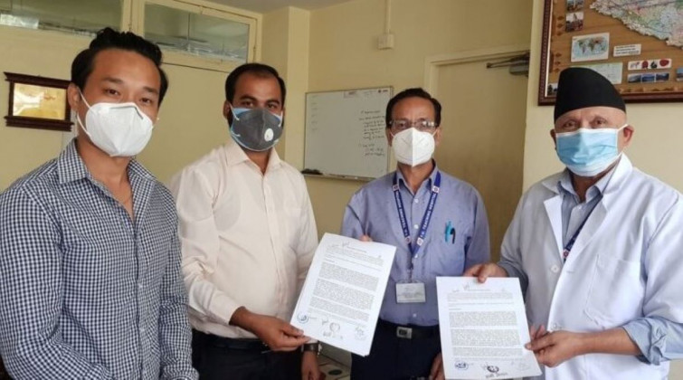 टिचिङमा प्लाज्मा बैंक स्थापनाको लागि सम्झौता हस्ताक्षर